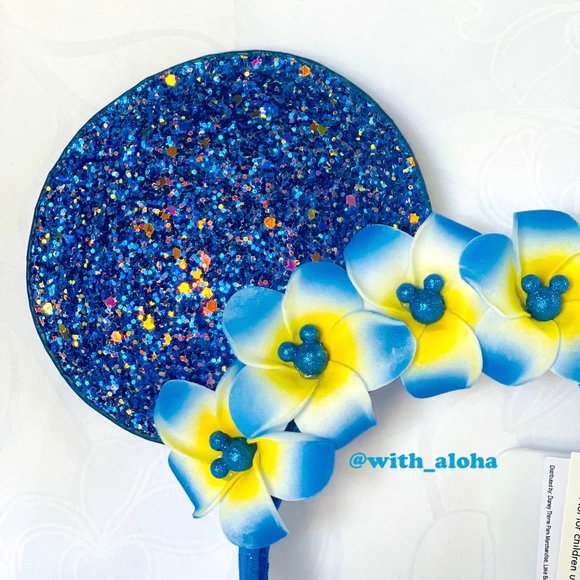 NEW Rare Disney Aulani HI Minnie Ears - Picture 3 of 4